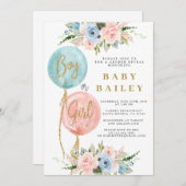 性別の明示 招待状 (正面/裏面)