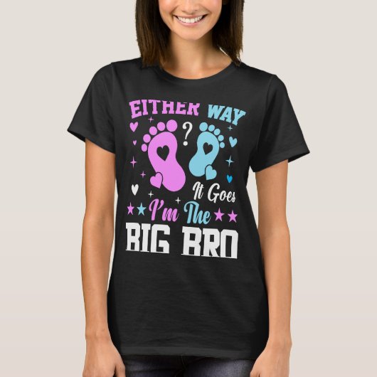 性別の発表私はBiである Tシャツ (正面)