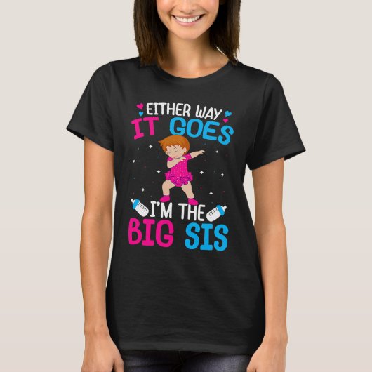 性別の発表私はBiである Tシャツ (正面)