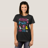 性別の発表It Goes Daddy Love Tシャツ (正面フル)