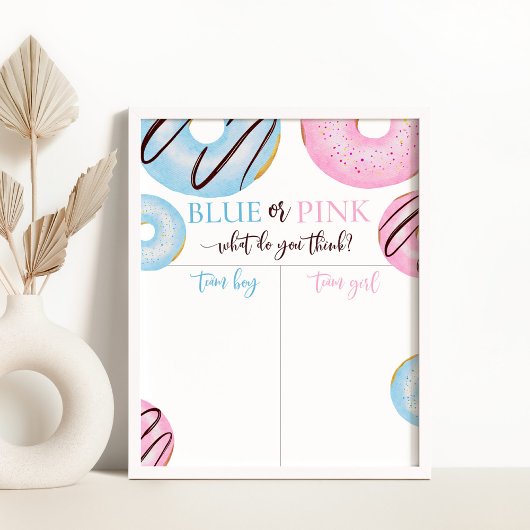 性別の表を知っている男の子または女の子 ポスター