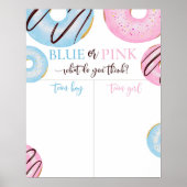 性別の表を知っている男の子または女の子 ポスター (正面)