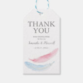 性別の表示お気に入りギフトラベル羽 ギフトタグ (正面)