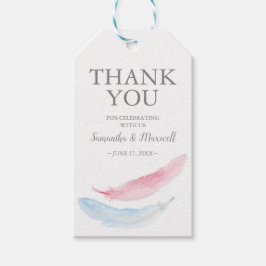 性別の表示お気に入りギフトラベル羽 ギフトタグ