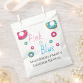 性別の表示をドーナツ フェイバーバッグ (クリップ留めされた状態)