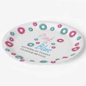 性別の表示をドーナツ ペーパープレート (アングル)