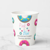 性別の表示をドーナツ 紙コップ (正面)