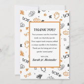 性別の表示サンキューカード10月のパターン サンキューカード (正面)