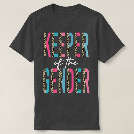 性別の表示ジェンダーの表示のキーパー Tシャツ (デザイン正面)