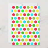 性別の表示パーティの招待状 招待状 (裏面)