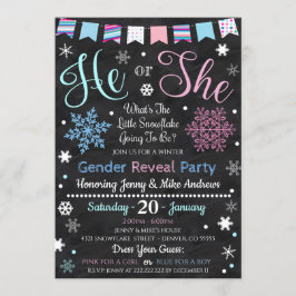 性別の表示パーティの招待状 招待状