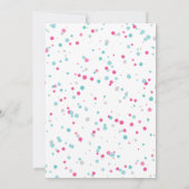 性別の表示パーティの招待状 招待状 (裏面)