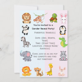 性別の表示パーティー セーブザデート