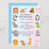 性別の表示パーティー セーブザデート (正面/裏面)