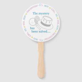 性別の表示パーティー ハンドファン