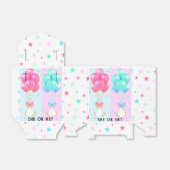 性別の表示パーティー フェイバーボックス (折り畳みなし)