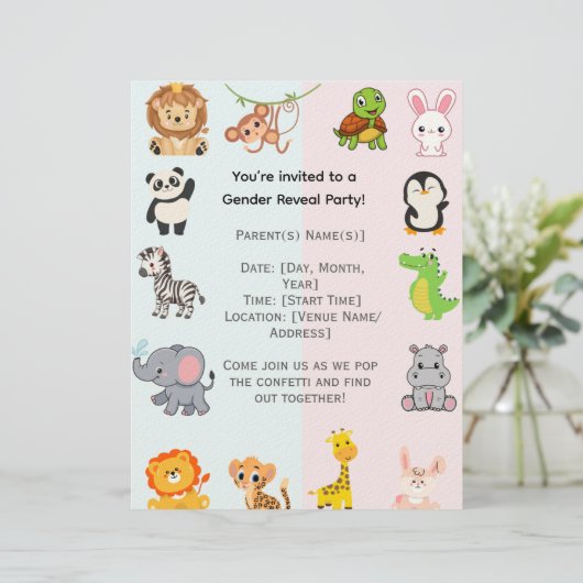 性別の表示パーティー レターヘッド (スタンド正面)