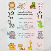 性別の表示パーティー レターヘッド (正面)