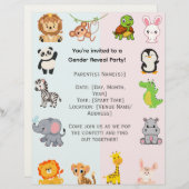 性別の表示パーティー レターヘッド (正面/裏面)