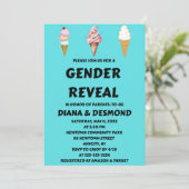 性別の表示パーティー 招待状 (スタンド正面)