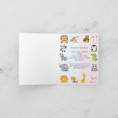 性別の表示パーティー 案内状 (内部)