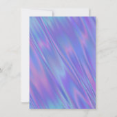 性別の表示パーティー | Blue Pink彼または彼女の詩 招待状 (裏面)