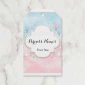 性別の表示メッセージカード ギフトタグ (裏面)