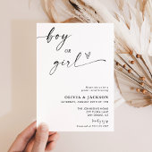 性別の表示招待状 |性別中立的リビール 招待状