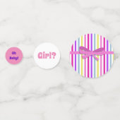 性別の表示紙吹雪 コンフェッティ (正面)