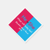 性別の表示 スタンダードカクテルナプキン (角)