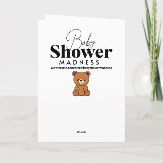 性別の表示 | ヒスパニックまたはアジア男の赤ちゃん内部 カード (裏面)