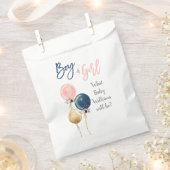 性別の表示 フェイバーバッグ (クリップ留めされた状態)