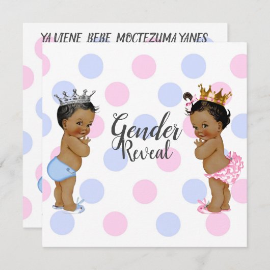 性別の表示 招待状 (正面/裏面)