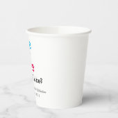 性別の表示 紙コップ (左)