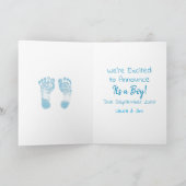 性別の表示 | 青少年の足跡だ カード (内部)