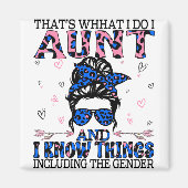 性別のAuntie Keeperがパーティーアイディア マグネット (正面)