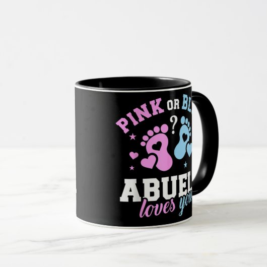 性別はアベラのおばあちゃんの贈り物を明らかにする マグカップ (正面右)