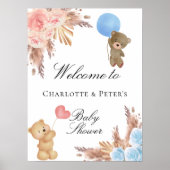 性別はパーティーテディベアのススキのカップルを明らかにする ポスター (正面)