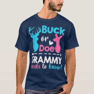 性別はマットを知るグラミーの必要性を明らかにするバックまたはdoe tシャツ