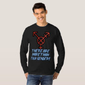 性別は二人を超える Tシャツ (正面フル)