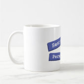 性別は人格マグ001ではないです コーヒーマグカップ (左)