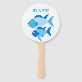 性別は手のファンかわいい魚を明らかにする ハンドファン