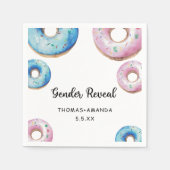 性別を明らかにすることを知っている男の子または女の子 スタンダードカクテルナプキン (正面)