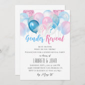 性別を明らかにする招待状 招待状 (正面/裏面)