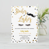 性別を示すスティッシュまたは点滅 招待状 (スタンド正面)