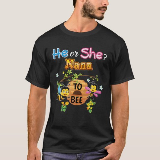 性別を示すナナのベビー母 Tシャツ (正面)