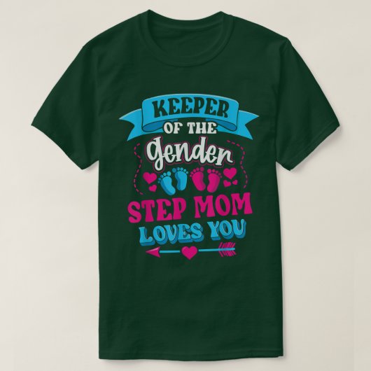 性別ステップのキーパー母はあなたを愛する性別改訂 Tシャツ (デザイン正面)