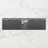 性別リビールのブーツまたは弓ボトルラベル。 ペットボトルラベル (シングルラベル)