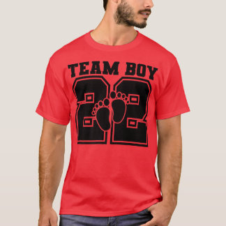 性別リビールチーム男の子2022マッチングベビーパーティーBl Tシャツ