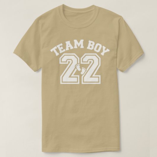 性別リビールチーム男の子2022一致する家族ベビーp tシャツ (デザイン正面)